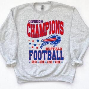 Buffalo Bills Football Division Champions Sweatshirt Retro